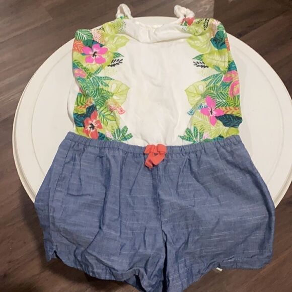Cherokee. Girls shorts jumpsuit. Girls 5. - Picture 2 of 4